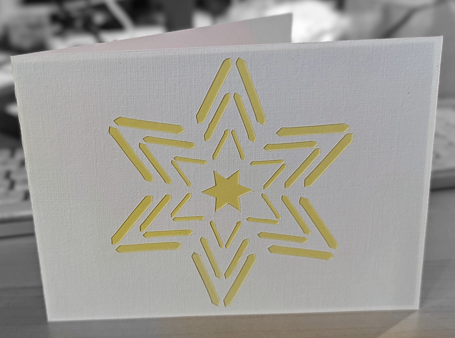 Glückwunschkarte 'Stern' von Markus Michalski