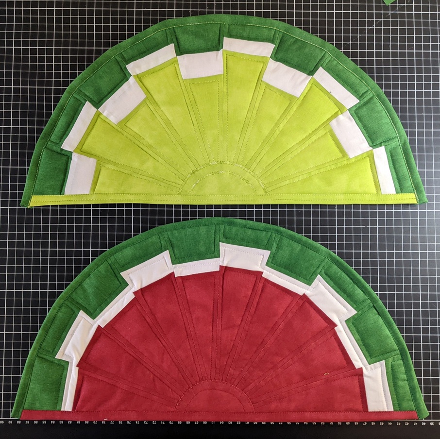 Platzdecken 'Melone und Limette' von Liza Decor