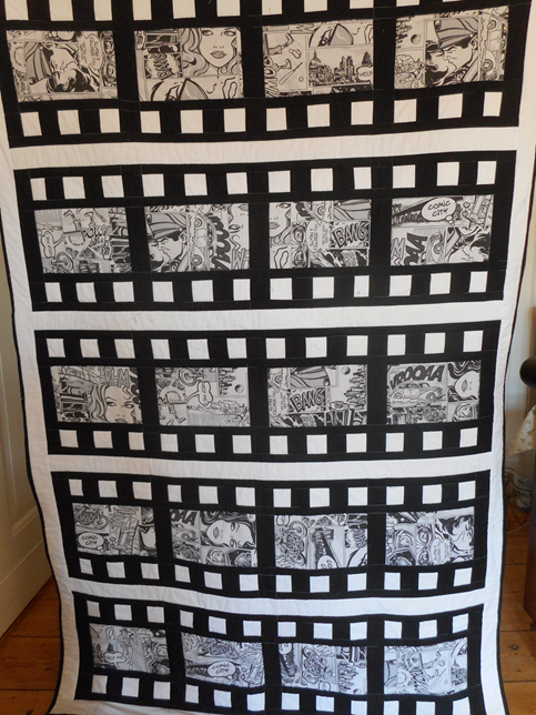Quilt 'Filmstreifen' von Markus Michalski