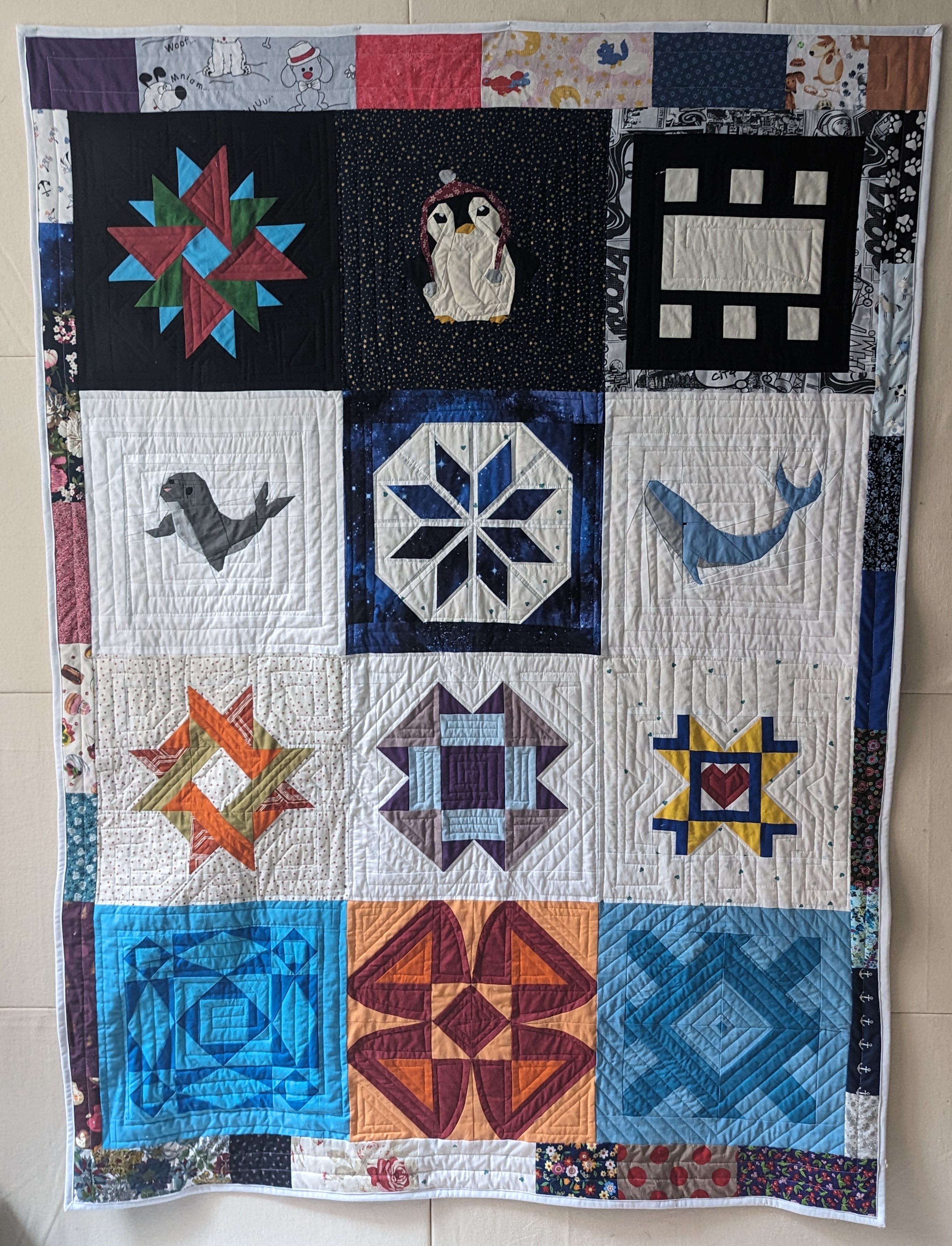 Quilt 'Testblöcke' von Markus Michalski