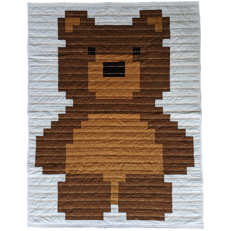 Kinderquilt 'Teddybär' von Markus Michalski